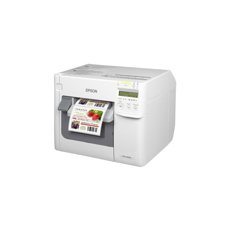 Epson TM-C3500 impressora de etiquetas Jato de tinta Cor 720 x 360 DPI 103 mm seg Com fios Ethernet LAN