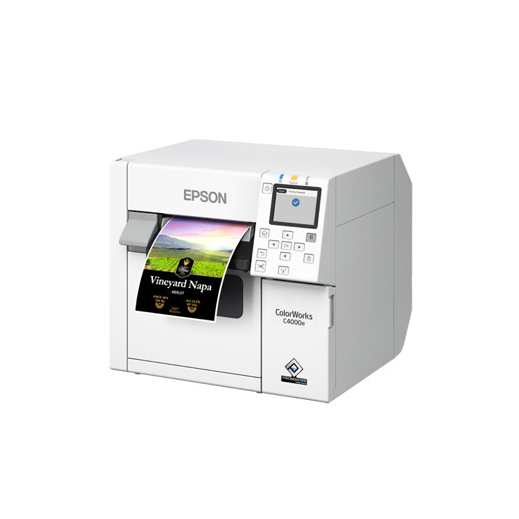 Epson CW-C4000e (mk) impressora de etiquetas Jato de tinta Cor 1200 x 1200 DPI 102 mm seg Com fios