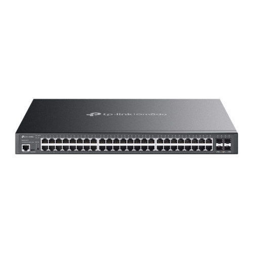 TP-Link Omada SG3452XMPP switch de rede Gerido L2+ Gigabit Ethernet (10 100 1000) Power over Ethernet (PoE) 1U Preto TP-Link Omada SG3452XMPP switch de rede Gerido L2+ Gigabit Ethernet (10 100 1000) Power over Ethernet (PoE) 1U Preto
