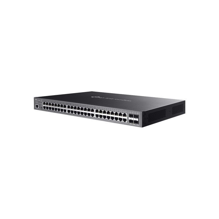 TP-Link Omada SG3452XMPP switch de rede Gerido L2+ Gigabit Ethernet (10 100 1000) Power over Ethernet (PoE) 1U Preto