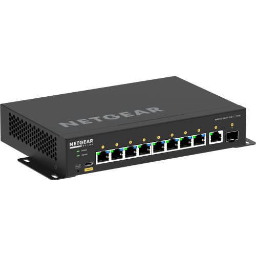 NETGEAR GSM4210PD-100EUS switch de rede Gerido L2 L3 Gigabit Ethernet (10 100 1000) Power over Ethernet (PoE) Preto NETGEAR GSM4210PD-100EUS switch de rede Gerido L2 L3 Gigabit Ethernet (10 100 1000) Power over Ethernet (PoE) Preto