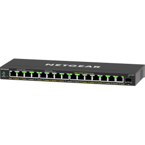 NETGEAR 16-Port High-Power PoE+ Gigabit Ethernet Plus Switch (231W) with 1 SFP port (GS316EPP) Gerido Gigabit Ethernet 2