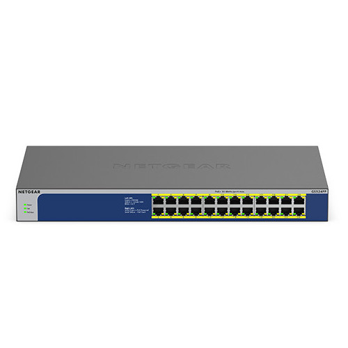 NETGEAR GS524PP Não-gerido Gigabit Ethernet (10 100 1000) Power over Ethernet (PoE) Cinzento NETGEAR GS524PP Não-gerido Gigabit Ethernet (10 100 1000) Power over Ethernet (PoE) Cinzento