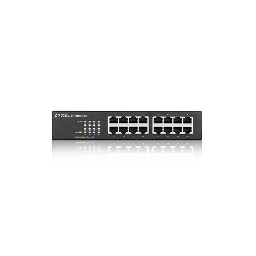 Zyxel GS1100-16 Não-gerido Gigabit Ethernet (10 100 1000) Zyxel GS1100-16 Não-gerido Gigabit Ethernet (10 100 1000)