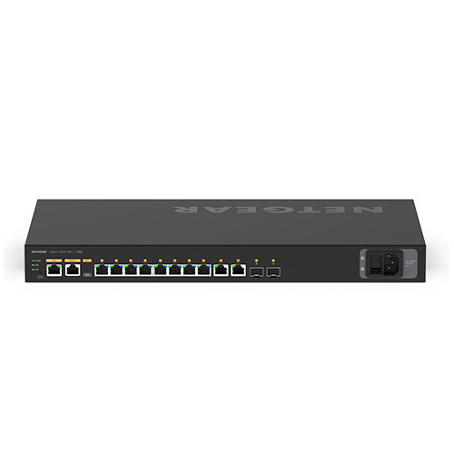 NETGEAR M4250-10G2XF-PoE++ Gerido L2 L3 Gigabit Ethernet (10 100 1000) Power over Ethernet (PoE) 1U Preto NETGEAR M4250-10G2XF-PoE++ Gerido L2 L3 Gigabit Ethernet (10 100 1000) Power over Ethernet (PoE) 1U Preto