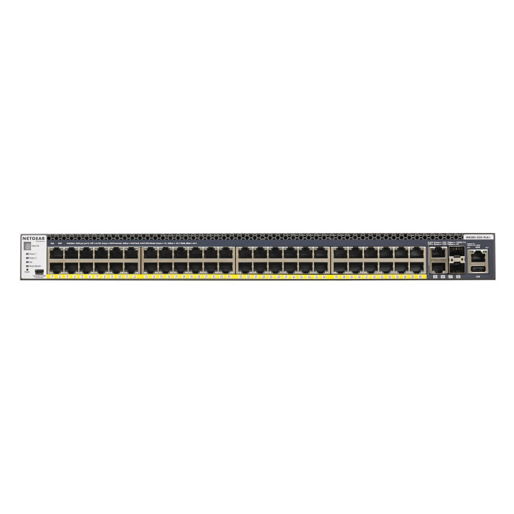 NETGEAR M4300-52G-PoE+ 550W PSU Gerido L2 L3 L4 Gigabit Ethernet (10 100 1000) Power over Ethernet (PoE) 1U Preto
