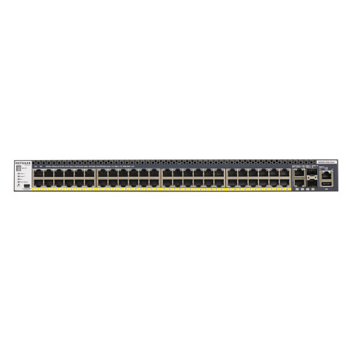 NETGEAR M4300-52G-PoE+ 550W PSU Gerido L2 L3 L4 Gigabit Ethernet (10 100 1000) Power over Ethernet (PoE) 1U Preto NETGEAR M4300-52G-PoE+ 550W PSU Gerido L2 L3 L4 Gigabit Ethernet (10 100 1000) Power over Ethernet (PoE) 1U Preto