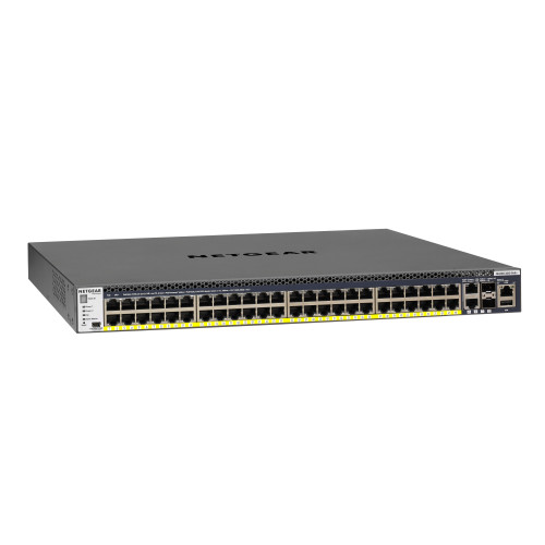 NETGEAR M4300-52G-PoE+ 550W PSU Gerido L2 L3 L4 Gigabit Ethernet (10 100 1000) Power over Ethernet (PoE) 1U Preto NETGEAR M4300-52G-PoE+ 550W PSU Gerido L2 L3 L4 Gigabit Ethernet (10 100 1000) Power over Ethernet (PoE) 1U Preto
