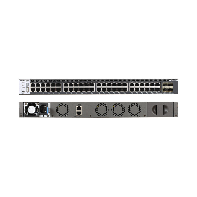 NETGEAR M4300-48X US EME Gerido 10G Ethernet (100 1000 10000) 1U Cinzento