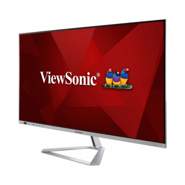 Viewsonic VX Series VX3276-2K-mhd-2 monitor de ecrã 81,3 cm (32") 2560 x 1440 pixels Quad HD LED Prateado