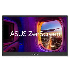 ASUS ZenScreen MQ16AHE monitor de ecrã 39,6 cm (15.6") 1920 x 1080 pixels Full HD OLED Prateado