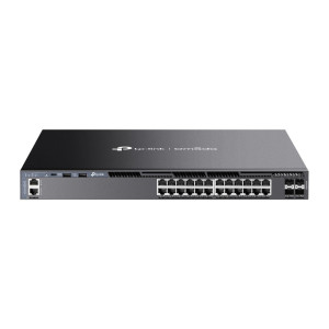 TP-Link Omada SG6428X switch de rede Gerido L3 Gigabit Ethernet (10 100 1000) 1U Preto