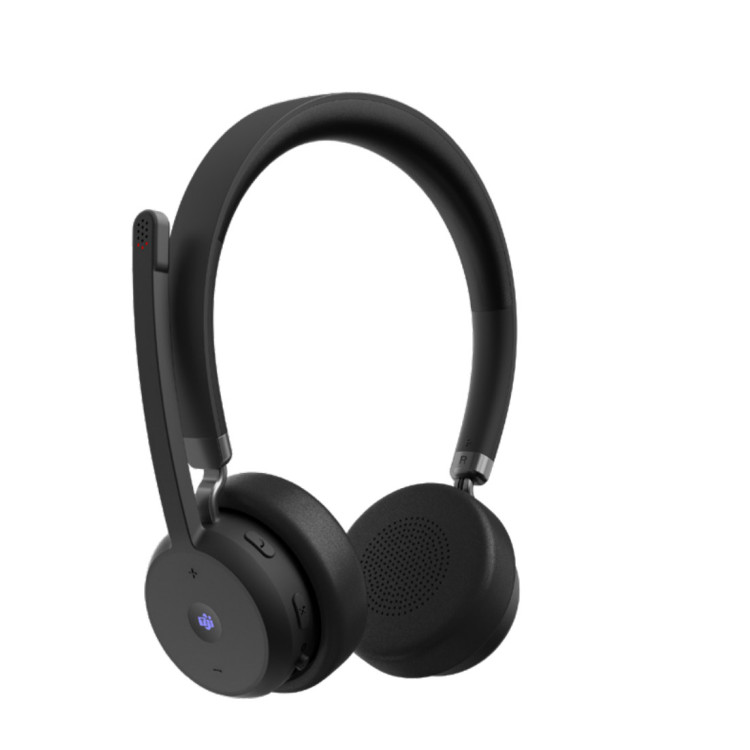 Lenovo Wireless VoIP Headset Auscultadores Sem fios Fita de cabeça Escritório Call center Bluetooth Preto