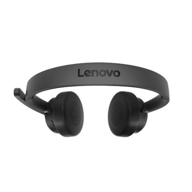 Lenovo Wireless VoIP Headset Auscultadores Sem fios Fita de cabeça Escritório Call center Bluetooth Preto