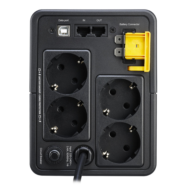 APC BX750MI-GR UPS Linha interativa 0,75 kVA 410 W 4 tomada(s) CA