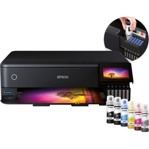 Epson EcoTank ET-8550 Jato de tinta A3 5760 x 1440 DPI 32 ppm Wi-Fi Epson EcoTank ET-8550 Jato de tinta A3 5760 x 1440 DPI 32 ppm Wi-Fi