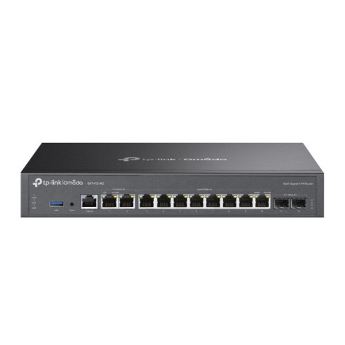 TP-Link Omada ER7412-M2 router com fio 2.5 Gigabit Ethernet, Gigabit Ethernet Preto TP-Link Omada ER7412-M2 router com fio 2.5 Gigabit Ethernet, Gigabit Ethernet Preto