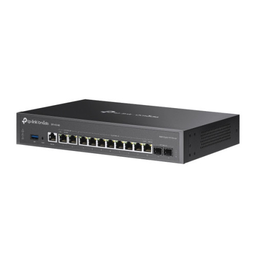 TP-Link Omada ER7412-M2 router com fio 2.5 Gigabit Ethernet, Gigabit Ethernet Preto TP-Link Omada ER7412-M2 router com fio 2.5 Gigabit Ethernet, Gigabit Ethernet Preto