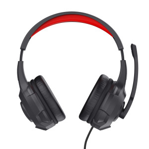 Trust 24785 auscultador Auscultadores Com fios Fita de cabeça Jogos Preto, Vermelho 2