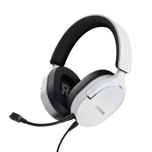 Trust GXT 490 FAYZO Auscultadores Com fios Fita de cabeça Motociclo USB Type-A Preto, Branco 2