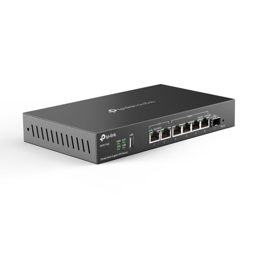 TP-Link Omada ER707-M2 router com fio 2.5 Gigabit Ethernet, Fast Ethernet, Gigabit Ethernet Preto TP-Link Omada ER707-M2 router com fio 2.5 Gigabit Ethernet, Fast Ethernet, Gigabit Ethernet Preto