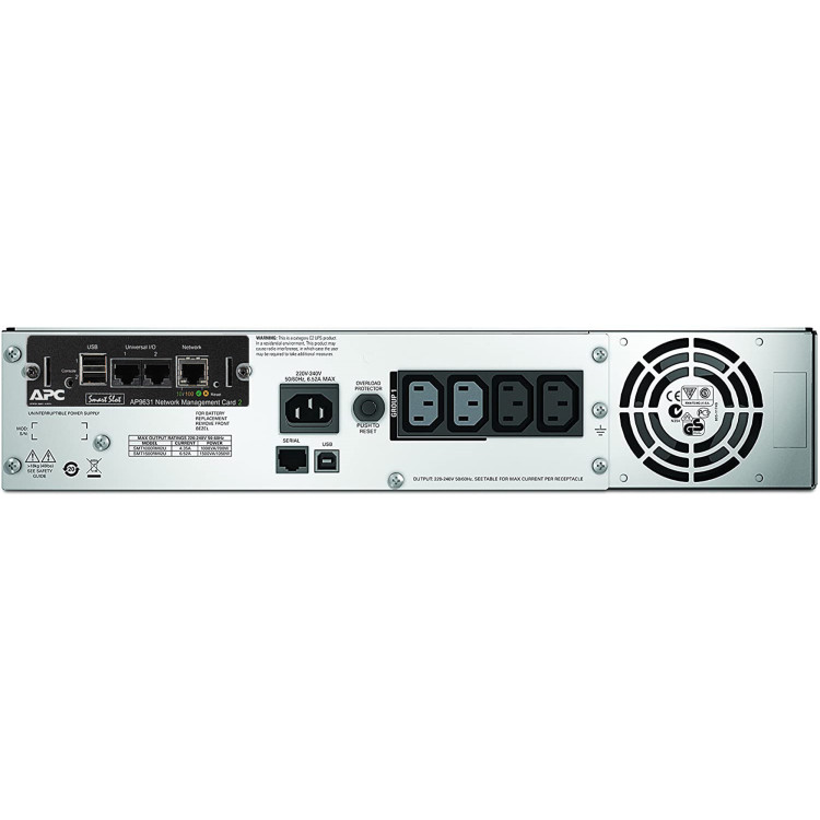 APC Smart- 1500VA UPS Linha interativa 1,5 kVA 1000 W 4 tomada(s) CA