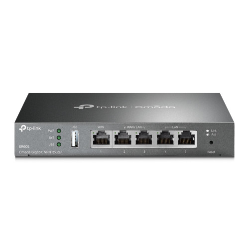 TP-Link Omada ER605 router com fio Gigabit Ethernet Preto TP-Link Omada ER605 router com fio Gigabit Ethernet Preto