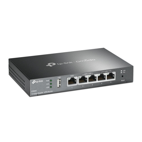 TP-Link Omada ER605 router com fio Gigabit Ethernet Preto TP-Link Omada ER605 router com fio Gigabit Ethernet Preto