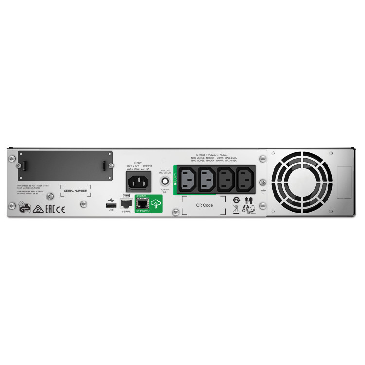 APC SMT1500RMI2UC UPS Linha interativa 1,5 kVA 1000 W 4 tomada(s) CA