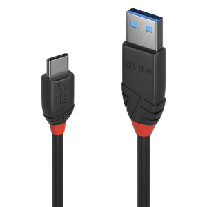 Lindy 36917 cabo USB USB 3.2 Gen 1 (3.1 Gen 1) 1,5 m USB A USB C Preto