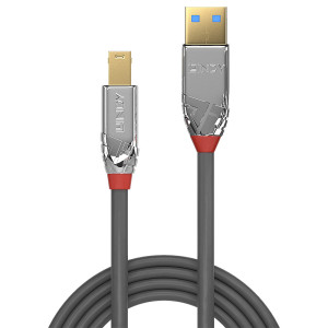 Lindy 36662 cabo USB USB 3.2 Gen 1 (3.1 Gen 1) 2 m USB A USB B Cinzento 2