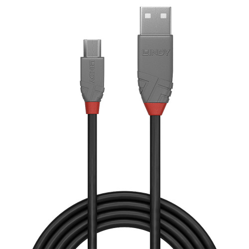 Lindy 36732 cabo USB USB 2.0 1 m USB A Micro-USB B Preto, Cinzento Lindy 36732 cabo USB USB 2.0 1 m USB A Micro-USB B Preto, Cinzento