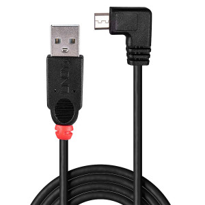 Lindy 31977 cabo USB USB 2.0 2 m USB A Micro-USB B Preto 2