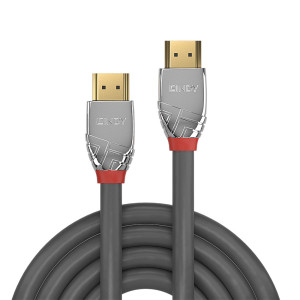 Lindy 37876 cabo HDMI 10 m HDMI Type A (Standard) Cinzento 2
