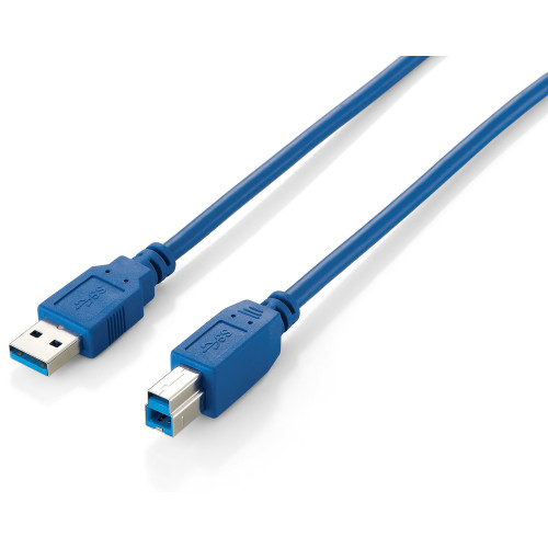 Equip 128293 Cabo USB 3.0 Tipo A macho para Tipo B macho, 3,0 m , Azul Equip 128293 Cabo USB 3.0 Tipo A macho para Tipo B macho, 3,0 m , Azul