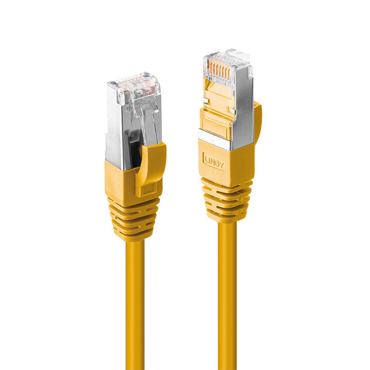 Lindy 45986 cabo de rede Amarelo 10 m Cat6 S FTP (S-STP)