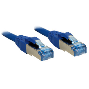 Lindy 2m Cat.6A S FTP cabo de rede Azul Cat6a S FTP (S-STP)