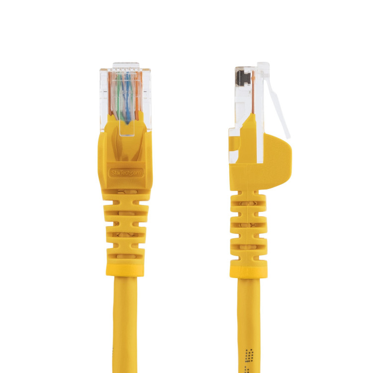 StarTech.com 45PAT1MYL cabo de rede Amarelo 1 m Cat5e U UTP (UTP)