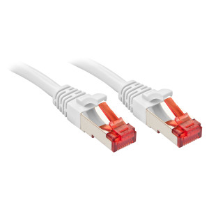 Lindy RJ-45 Cat.6 S FTP 10m cabo de rede Branco Cat6 S FTP (S-STP)