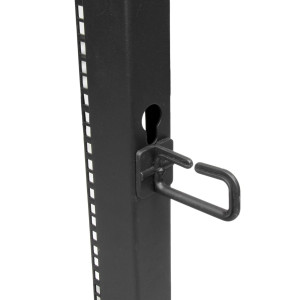 StarTech.com 4POSTRACK15U armário rack 15U Rack independente para servidor Preto 2