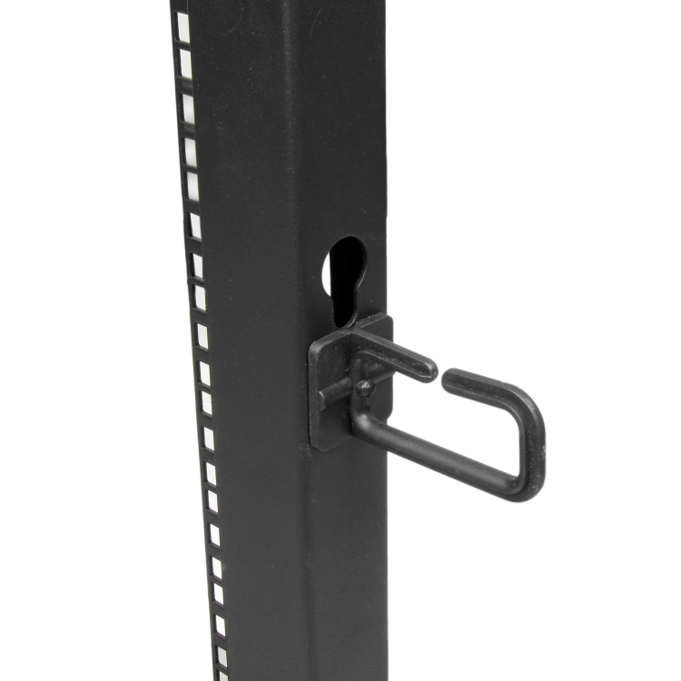 StarTech.com 4POSTRACK15U armário rack 15U Rack independente para servidor Preto