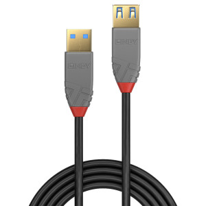 Lindy 36763 cabo USB USB 3.2 Gen 1 (3.1 Gen 1) 3 m USB A Preto 2