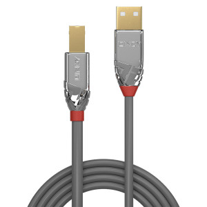 Lindy 36641 cabo USB USB 2.0 1 m USB A USB B Cinzento 2