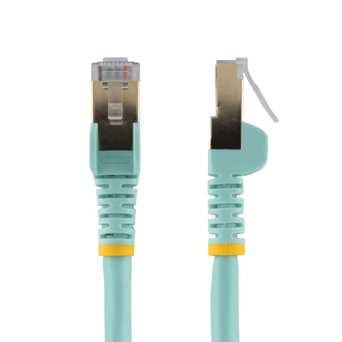 StarTech.com 6ASPAT10MAQ cabo de rede Cor aqua 10 m Cat6a S UTP (STP) StarTech.com 6ASPAT10MAQ cabo de rede Cor aqua 10 m Cat6a S UTP (STP)