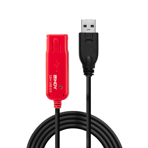 Lindy 42782 cabo USB USB 2.0 12 m USB A Preto Lindy 42782 cabo USB USB 2.0 12 m USB A Preto