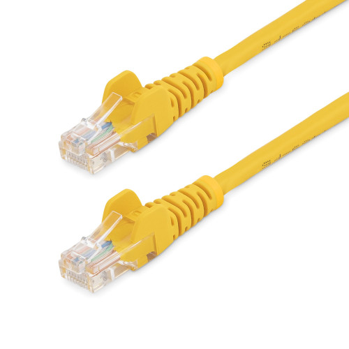 StarTech.com 45PAT10MYL cabo de rede Amarelo 10 m Cat5e U UTP (UTP)