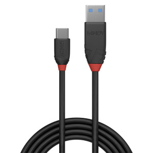 Lindy 36915 cabo USB USB 3.2 Gen 1 (3.1 Gen 1) 0,5 m USB A USB C Preto 2