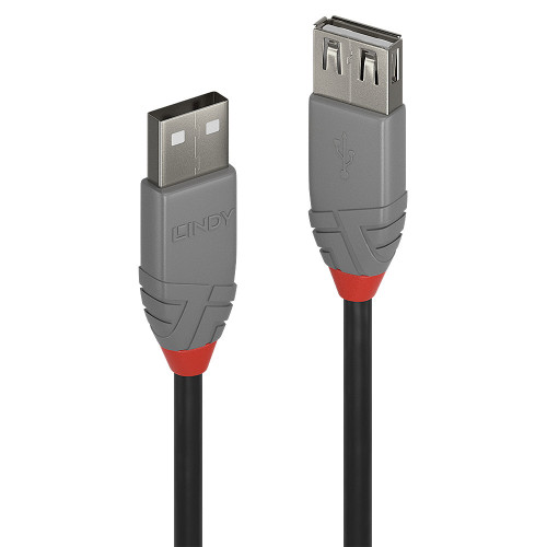 Lindy 36700 cabo USB USB 2.0 0,2 m USB A Preto, Cinzento Lindy 36700 cabo USB USB 2.0 0,2 m USB A Preto, Cinzento