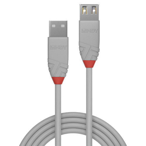 Lindy 36713 cabo USB USB 2.0 2 m USB A Cinzento Lindy 36713 cabo USB USB 2.0 2 m USB A Cinzento