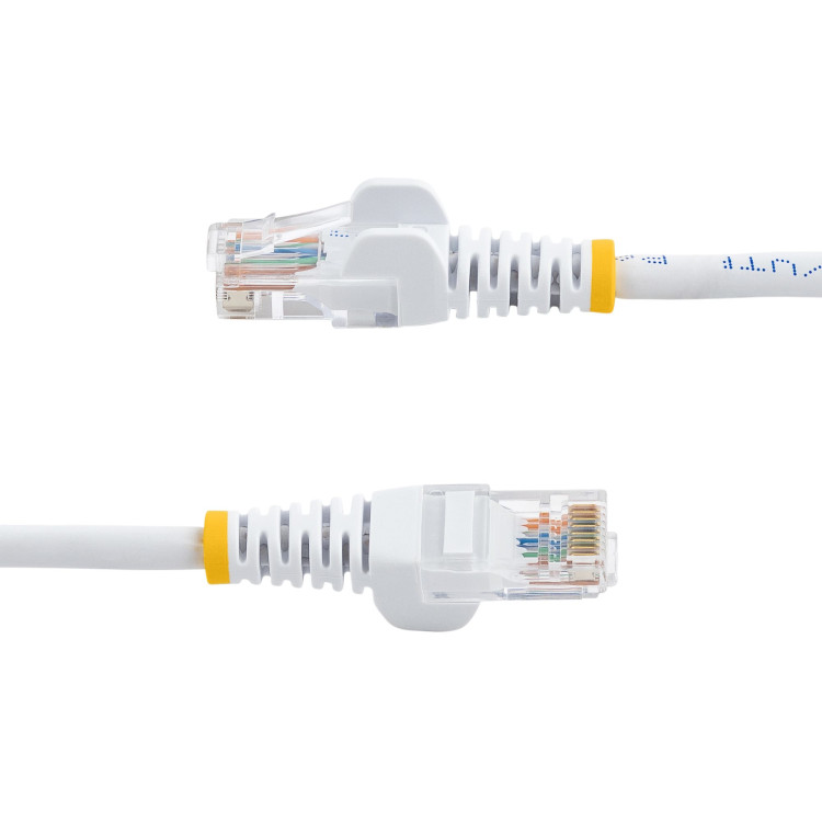 StarTech.com 45PAT50CMWH cabo de rede Branco 0,5 m Cat5e U UTP (UTP)